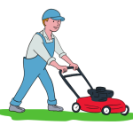 Lawn Mowing at Easy Gardens Dubai