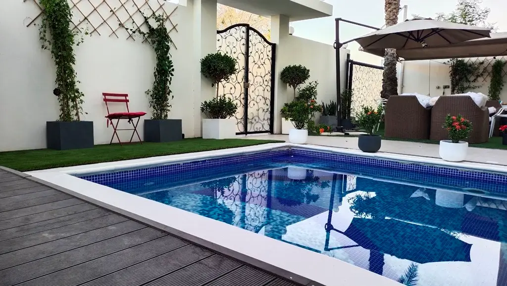 Hardscaping and Swimming Pool